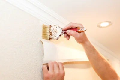 Pose de papier peint à Susville — revêtements muraux et toiles de verre